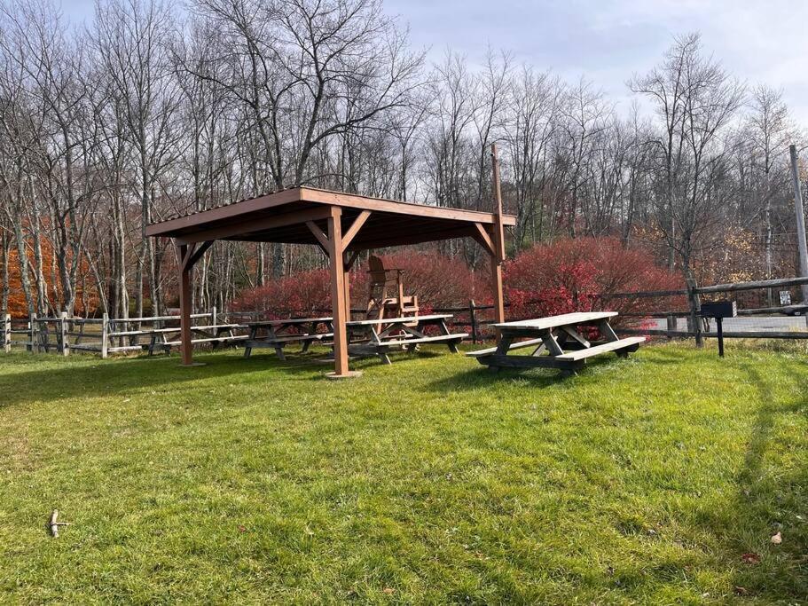 Stylish And Cozy Cabin, Walking Distance To Big Bass Lake Gouldsboro Bagian luar foto